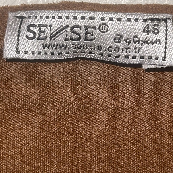 NWT Sense by Coskun. Faux leather vest. Size 46. - Picture 6 of 7